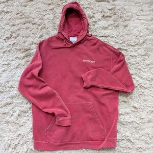 The Sunken Ship Nantucket Hoodie Sweatshirt Maroon L